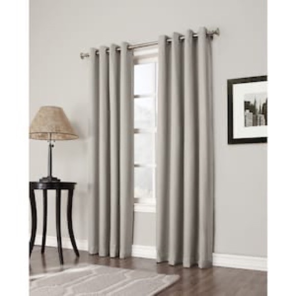 Other - Three 84” Blackout Curtain Panels Beige